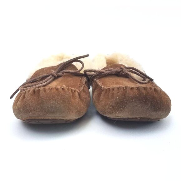 Ugg Dakota Water-Resistant Suede Slippers Chestnut Size 5 - Picture 4 of 8